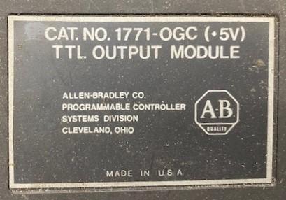 Allen Bradley 1771-OGC TTL Output Module | Garden City Plastics