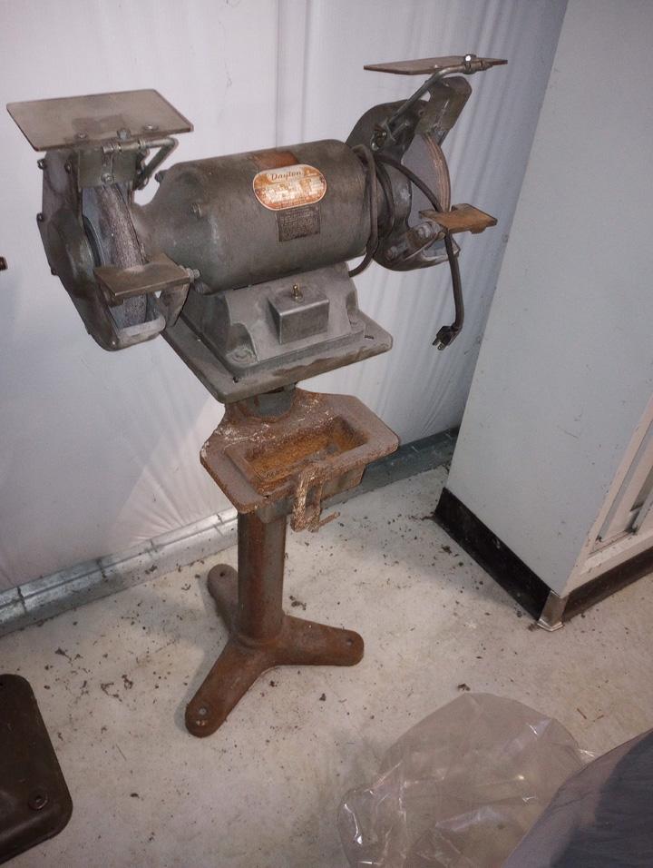 Dayton 1Z707R 8 inch Pedestal Grinder | Garden City Plastics