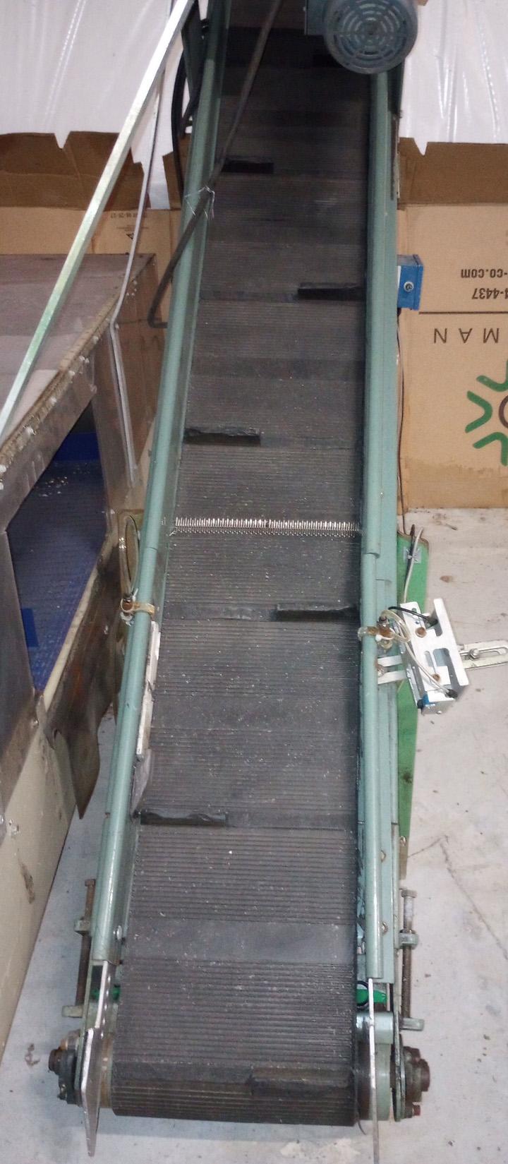 Hytrol 12 Inch Wide Incline Conveyor | Garden City Plastics