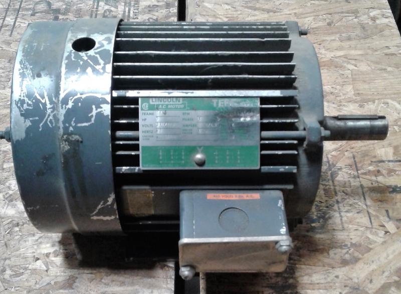 Lincoln 5hp Ac Motor Garden City Plastics Lincoln 5hp Ac Motor