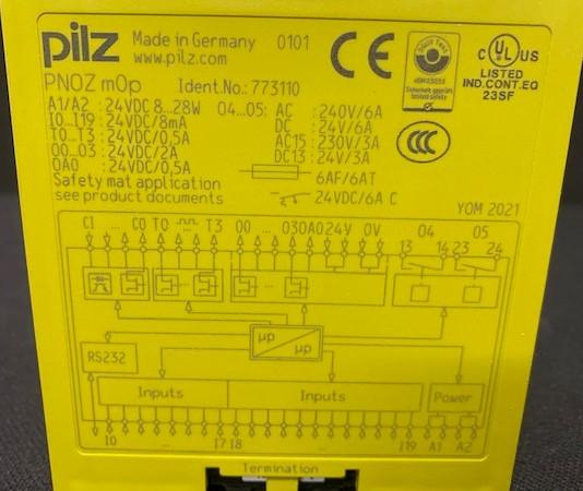 Pilz PNOZ m0p Safety Relay Base | Garden City Plastics