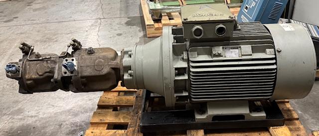 SMEM 60hp motor with 2 hydraulic pumps | Garden City Plastics