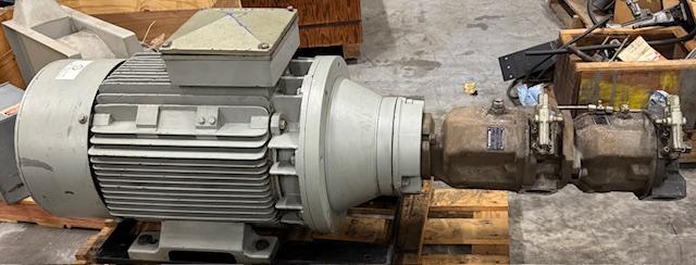 SMEM 60hp motor with 2 hydraulic pumps | Garden City Plastics