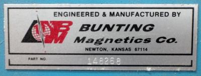 148268 Bunting Magnets CO. Drawer Magnet