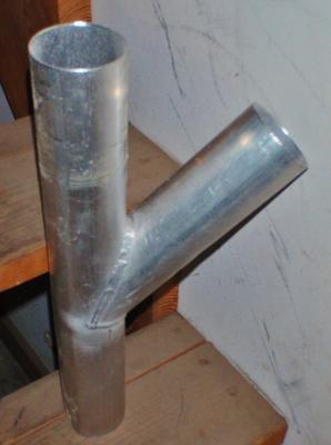 2.5 inch Y Aluminum Pipe