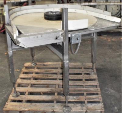 Front of table view 42 Inch Diameter Sorting Table