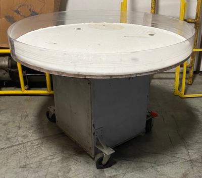 55.5 Diameter Grey Based Rotary Accumulation Table