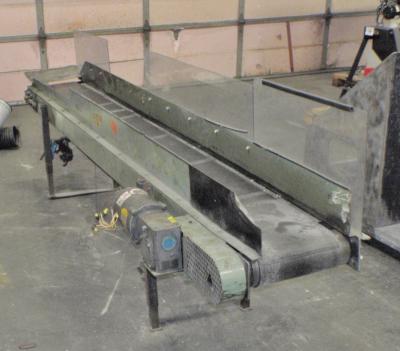 .75 HP 117 inches long Flat Conveyor Side 1