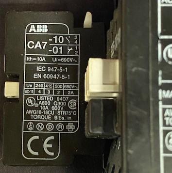 ABB B25-30-10 33-Amp Contactor