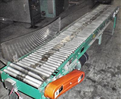 ACS 10 Foot Long Flat Roller Conveyor