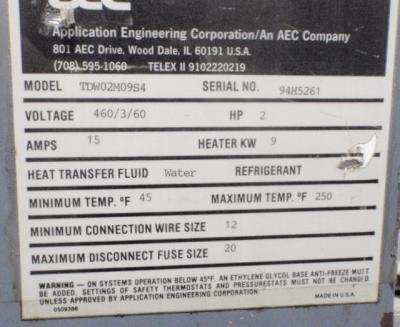 AEC Thermolator TDW02M09S4