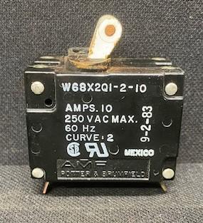 AMF Potter and Brumfield W68X2Q1-2-10 Circuit Breaker