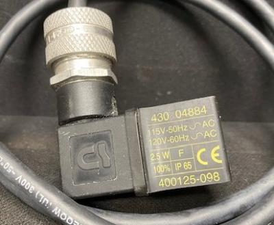 ASCO 400125-098 Solenoid Valve Coil with Cord