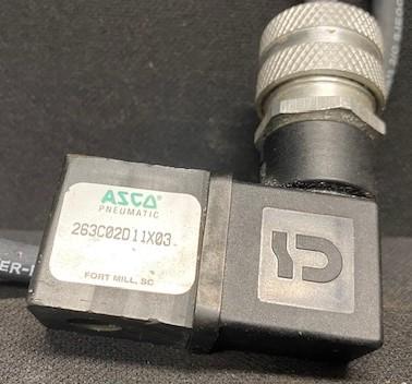 ASCO 400125-098 Solenoid Valve Coil with Cord
