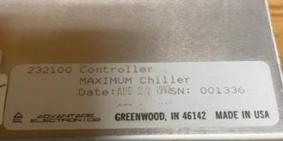 Advantage Electronics 232100 Maximum Chiller Controller