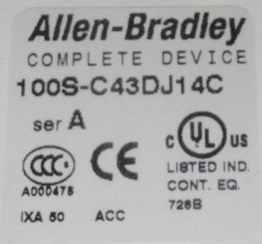 Allen Bradley 100S-C43DJ14C