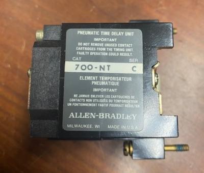 Allen Bradley 700-NT Series C Pneumatic Time Delay Attachment