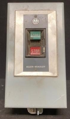 Allen Bradley Bulletin 609-AAX Series G Single-Phase Enclosed Manual Control Starter