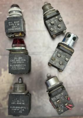 Allen Bradley various BUL. 800T contact blocks