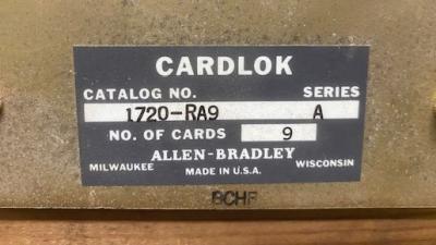 Allen-Bradley 1720-RA9 Series A Cardlok 9-Card Rack