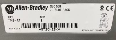 Allen-Bradley 1746-P2 Series C Power Supply with 1746-A7 Series B 7-Slot PLC Rack