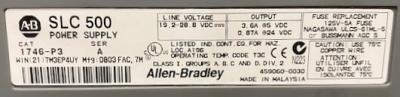 Allen-Bradley 1746-P3 SLC 500 Series A Power Supply/1746-A7 Series B 7-Slot Rack