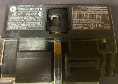 Allen-Bradley 194R-NC030P3 Series B Disconnect Switch