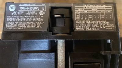 Allen-Bradley 194R-NJ030P3 Series B Fusible Disconnect Switch