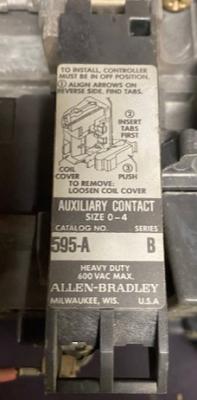 Allen-Bradley 509-A0XD Series B Starter