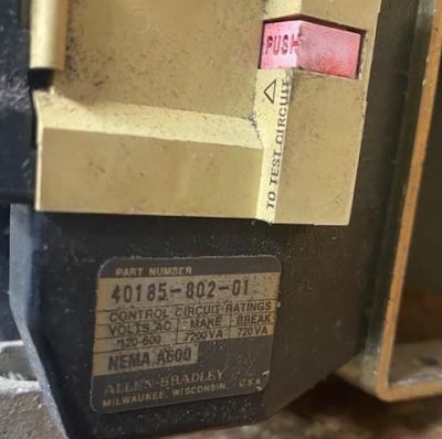 Allen-Bradley 509-EOD Series-A Size-4 Starter