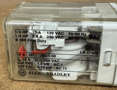Allen-Bradley 700-HB33A1 Series A 120VAC relay 3