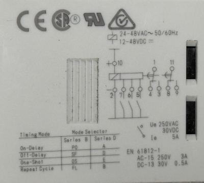 Allen-Bradley 700-HR52TU24 Ser D Multifunction Timing Relay 3