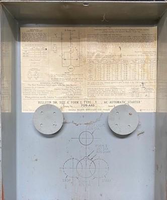 Allen-Bradley 709-AAD Bulletin Enclosed AC Automatic Starter | Garden ...