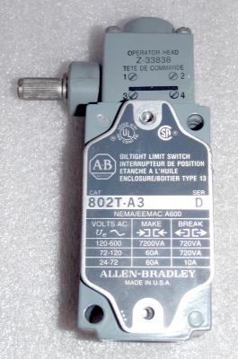 Allen-Bradley 802T-A3 Oiltight Limit Switch