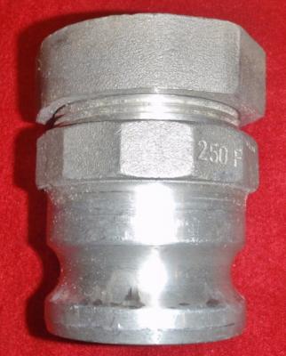 Aluminum Camlock Type 250F Male Camlock Adapter 