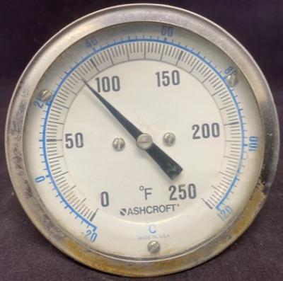 Ashcroft Unknown Model Temperature Gauge