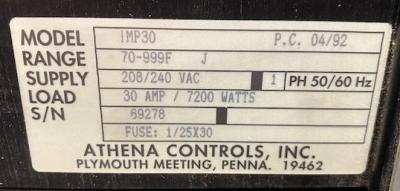Athena Controls IMP30 Hot Runner Controller in Kona MFHP1