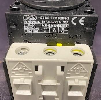 BACO 172100 Disconnect Switch