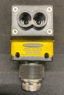 Banner OPBT2QD Sensor Block with Banner OSBF Photoelectric Sensor Head ...