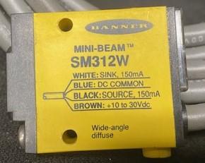 Banner SM312W Mini-Beam Photoelectric Sensor