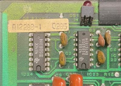 Barber-Colman A-12288-1 OP Panel Interface Card Board