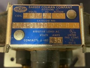 Barber-Colman CM13-01120-035-0-00 Contact Relay