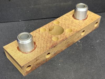 Bekum 121 hot knife insulator phenolic block 3