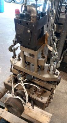 Bekum 4BKSV40 4x85mm PE EBM Processing Head rear