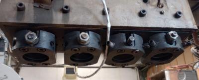 Bekum 4BKSV40 4x85mm PE EBM Processing Head busing holders