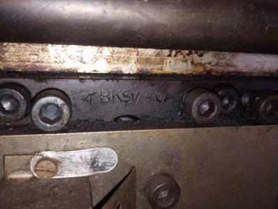 Bekum 4BKSV40 4x85mm PE EBM Processing Head model stamp