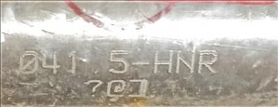 Pneumatic Cylinder Data Plate View Bimba 041-5-HNR Pneumatic Cylinder