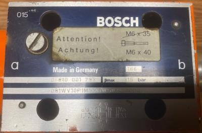 Bosch 0 810 001 793 Hydraulic Control Valve