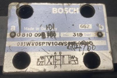 Bosch 081WV06P1V104WS024/60 Hydraulic Valve