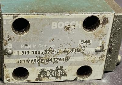 Bosch Hydraulic valve Data